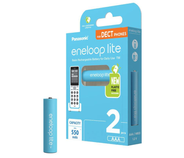 Panasonic Eneloop Lite 550mAh - blister 2 sztuki - 1068328 - zdjęcie 2